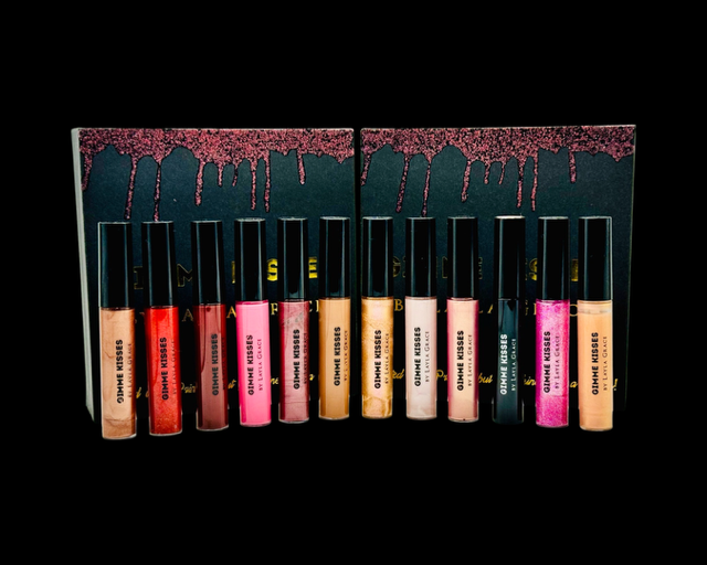 Full lip gloss collection